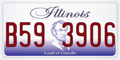 IL license plate B593906