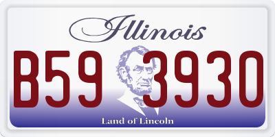 IL license plate B593930