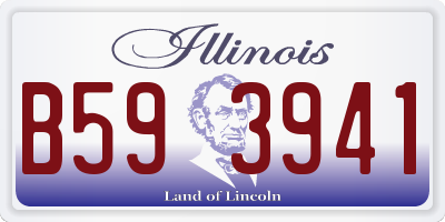 IL license plate B593941