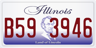 IL license plate B593946