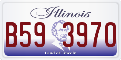IL license plate B593970
