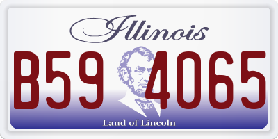 IL license plate B594065
