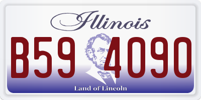 IL license plate B594090