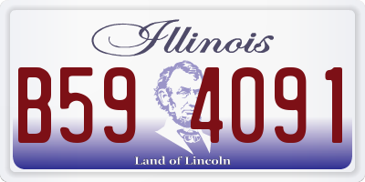 IL license plate B594091