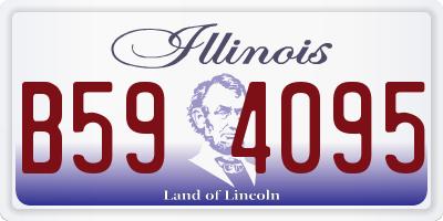 IL license plate B594095