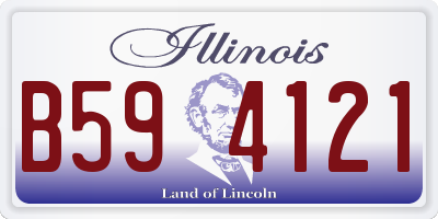 IL license plate B594121