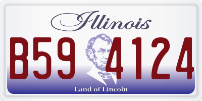 IL license plate B594124