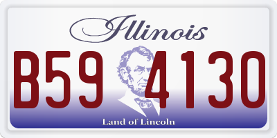 IL license plate B594130