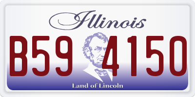 IL license plate B594150