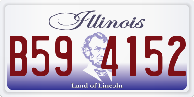 IL license plate B594152