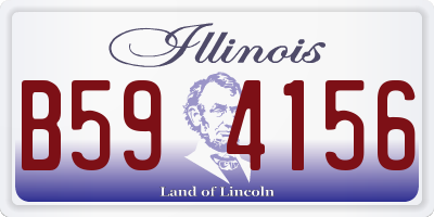 IL license plate B594156
