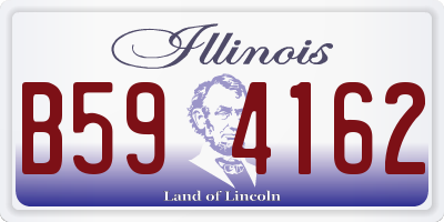 IL license plate B594162