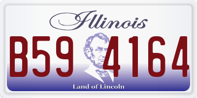 IL license plate B594164