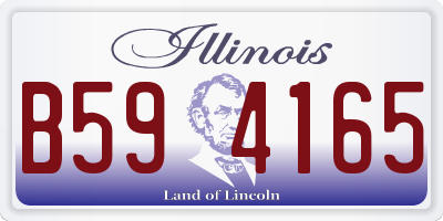 IL license plate B594165