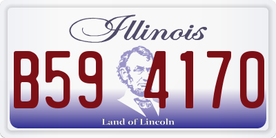 IL license plate B594170