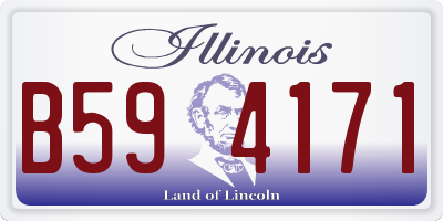 IL license plate B594171