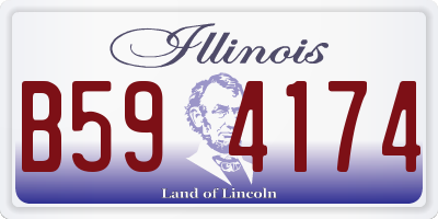 IL license plate B594174