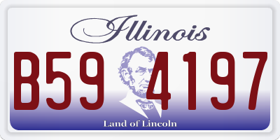 IL license plate B594197