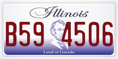 IL license plate B594506