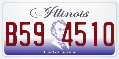 IL license plate B594510