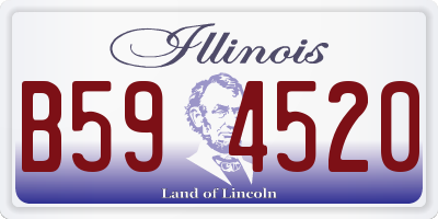 IL license plate B594520