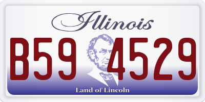 IL license plate B594529