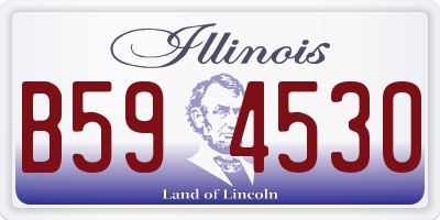 IL license plate B594530