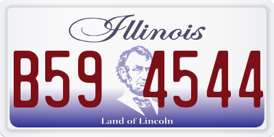 IL license plate B594544