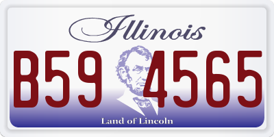 IL license plate B594565