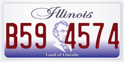 IL license plate B594574