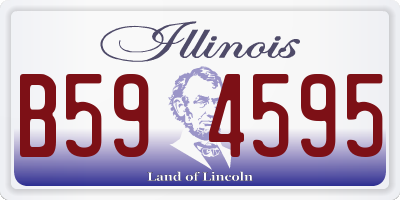 IL license plate B594595