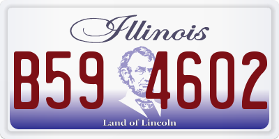 IL license plate B594602