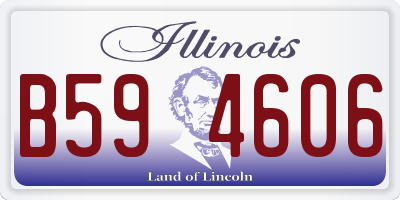 IL license plate B594606