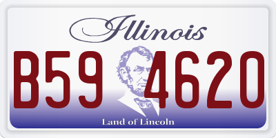 IL license plate B594620