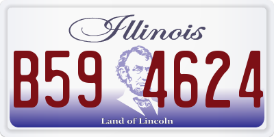 IL license plate B594624