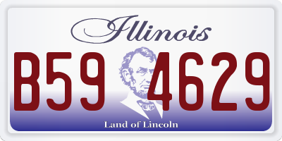 IL license plate B594629