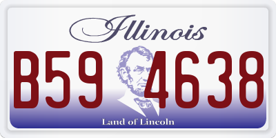 IL license plate B594638