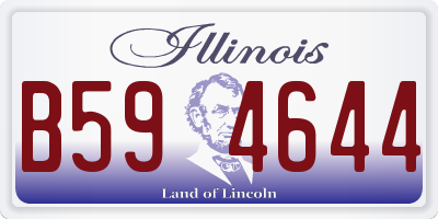 IL license plate B594644