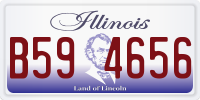 IL license plate B594656