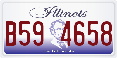 IL license plate B594658