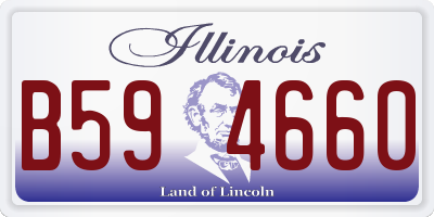 IL license plate B594660