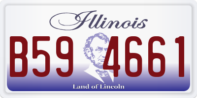 IL license plate B594661