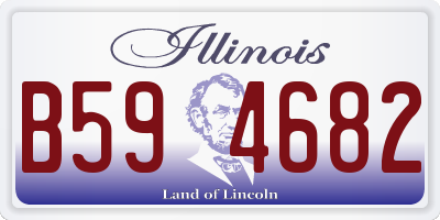 IL license plate B594682