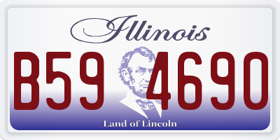 IL license plate B594690