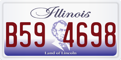 IL license plate B594698