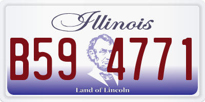 IL license plate B594771