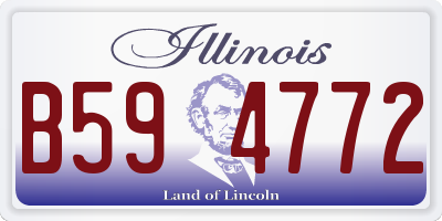 IL license plate B594772