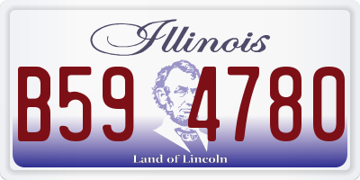 IL license plate B594780