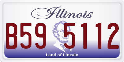 IL license plate B595112