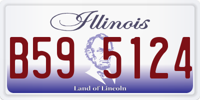 IL license plate B595124